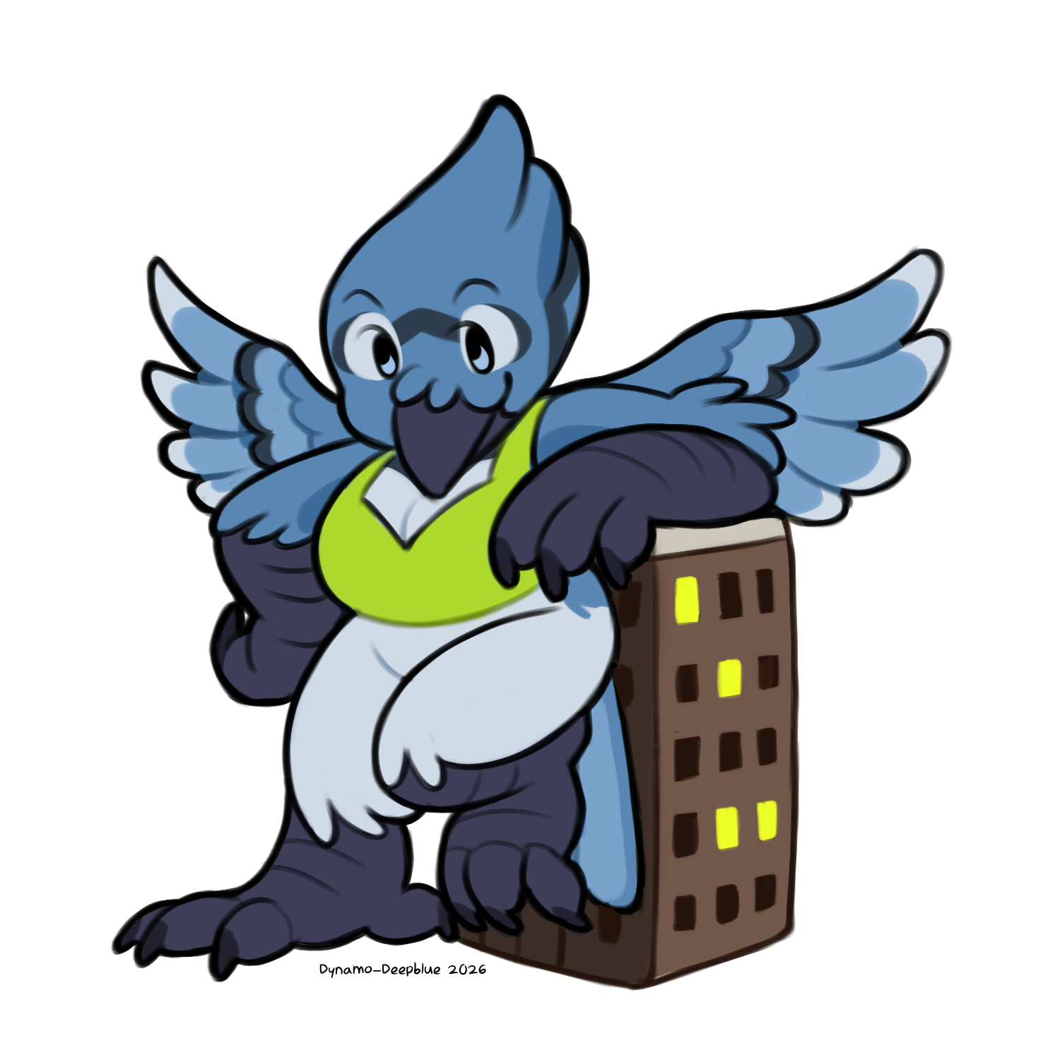 Big Bird, Small City by Dynamo-Deepblue