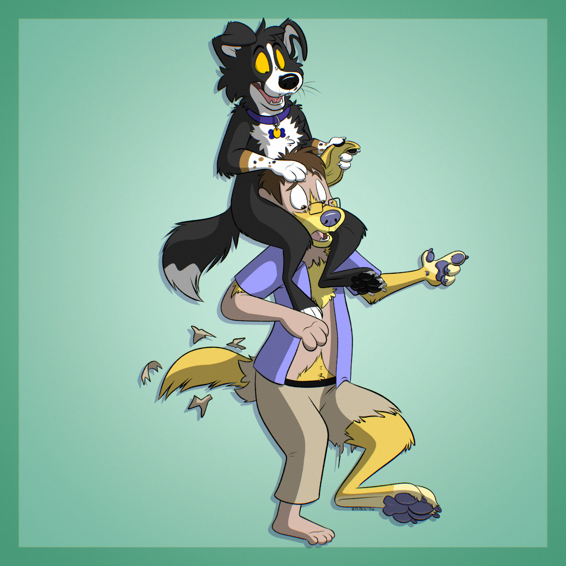 A Little Humanity Off The Top by EdBCollie