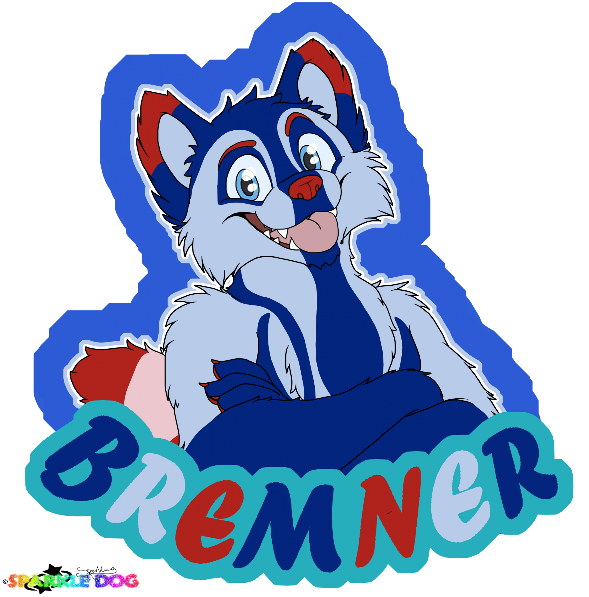 Bremner conbadge by Sparkle-Dog