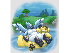 The Pooltoys' Favourite Pond by ActionMartini