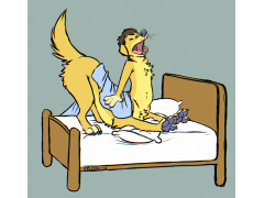 Big Taur Stretch Sketch by EdBCollie