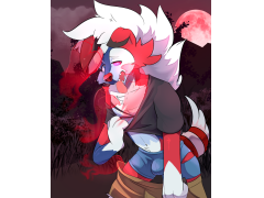 Lycanraccoon by Toshabi